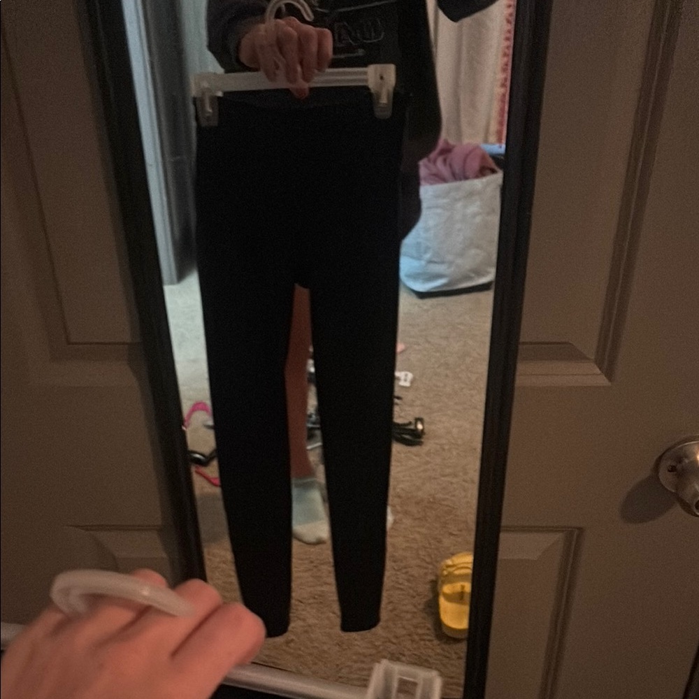 SPANX Black Leggings Form-Fitting Bottoms